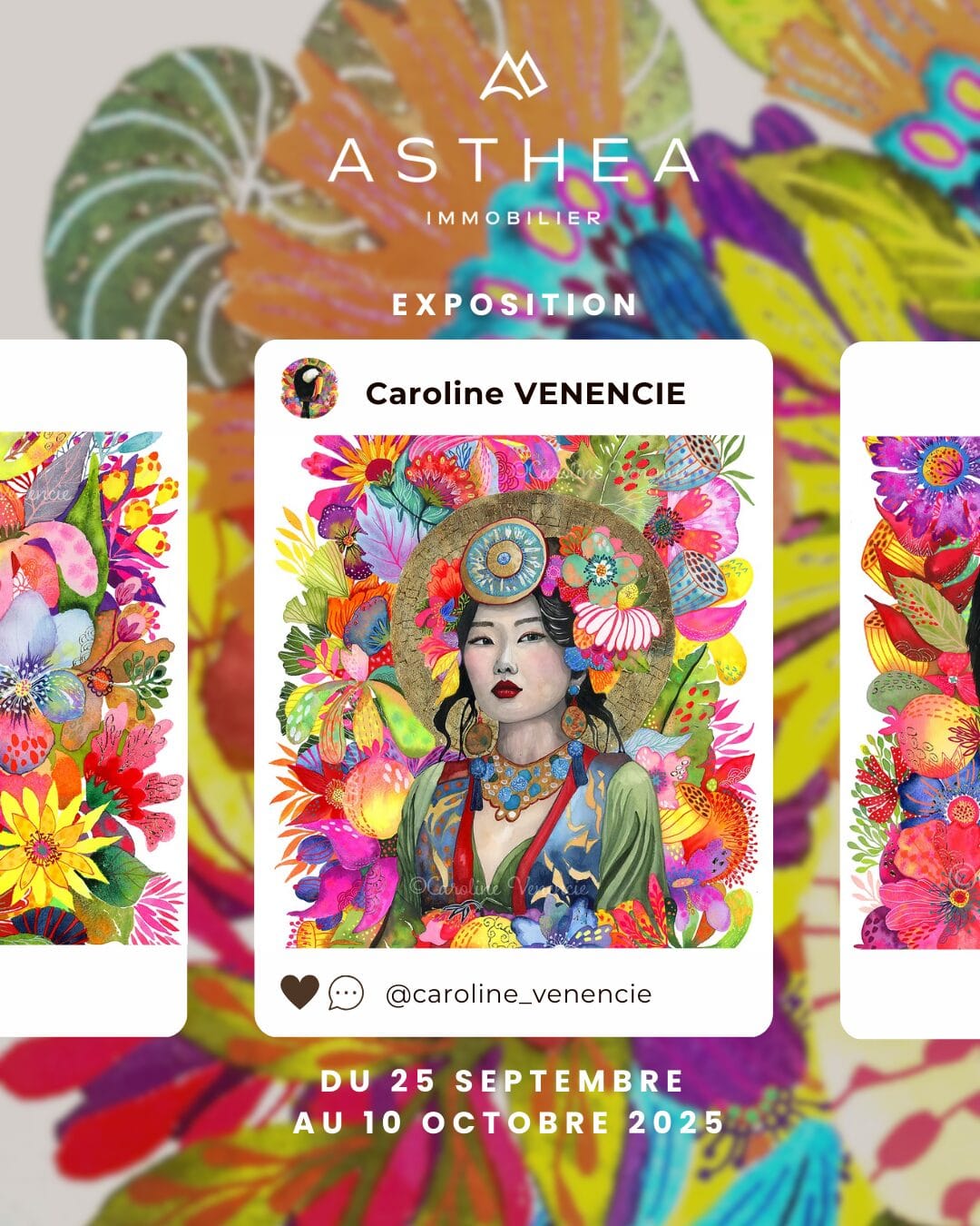 Exposition Caroline VENENCIE - ASTHEA IMMOBILIER - Aix-Les-Bains